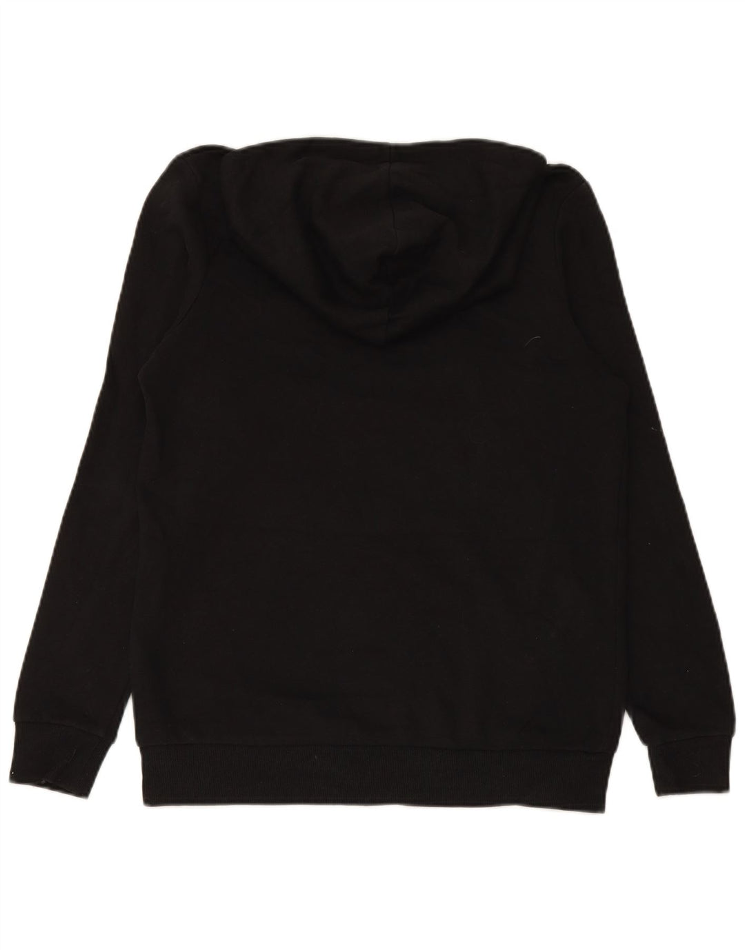 JACK & JONES Boys Graphic Hoodie Jumper 15-16 Years Black Cotton