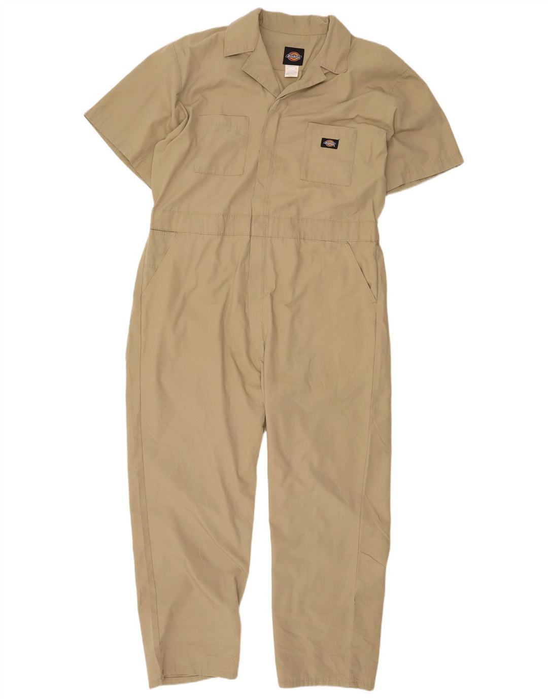 Dickies Mens Jumpsuit XL Beige Polyester
