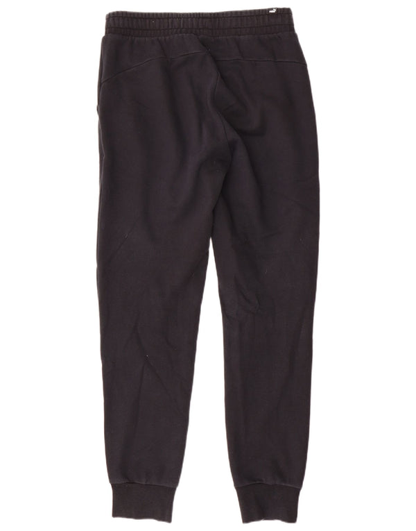 Puma Mens Tracksuit Trousers Joggers Medium Black Cotton