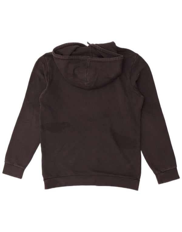 Adidas Mens Hoodie Jumper Medium Black Cotton