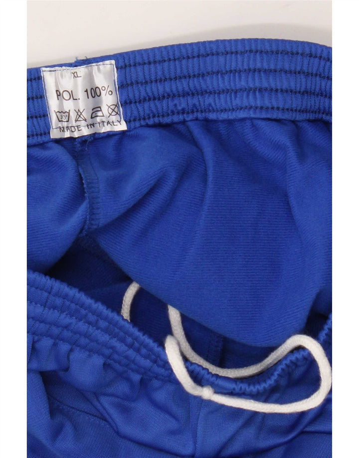 Vintage Boys Tracksuit Trousers 15-16 Years XL Blue Polyester