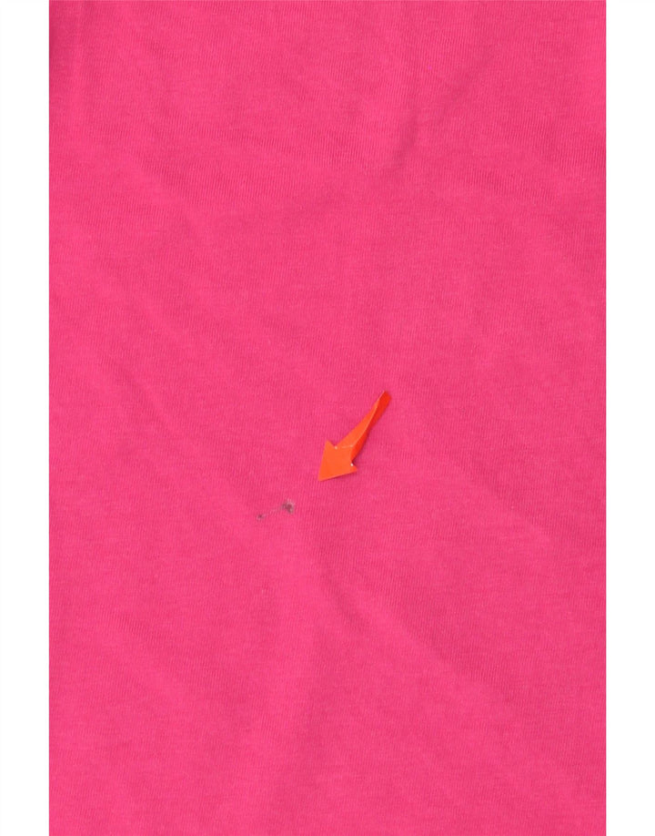 Timberland Mens Graphic T-Shirt Top Medium Pink