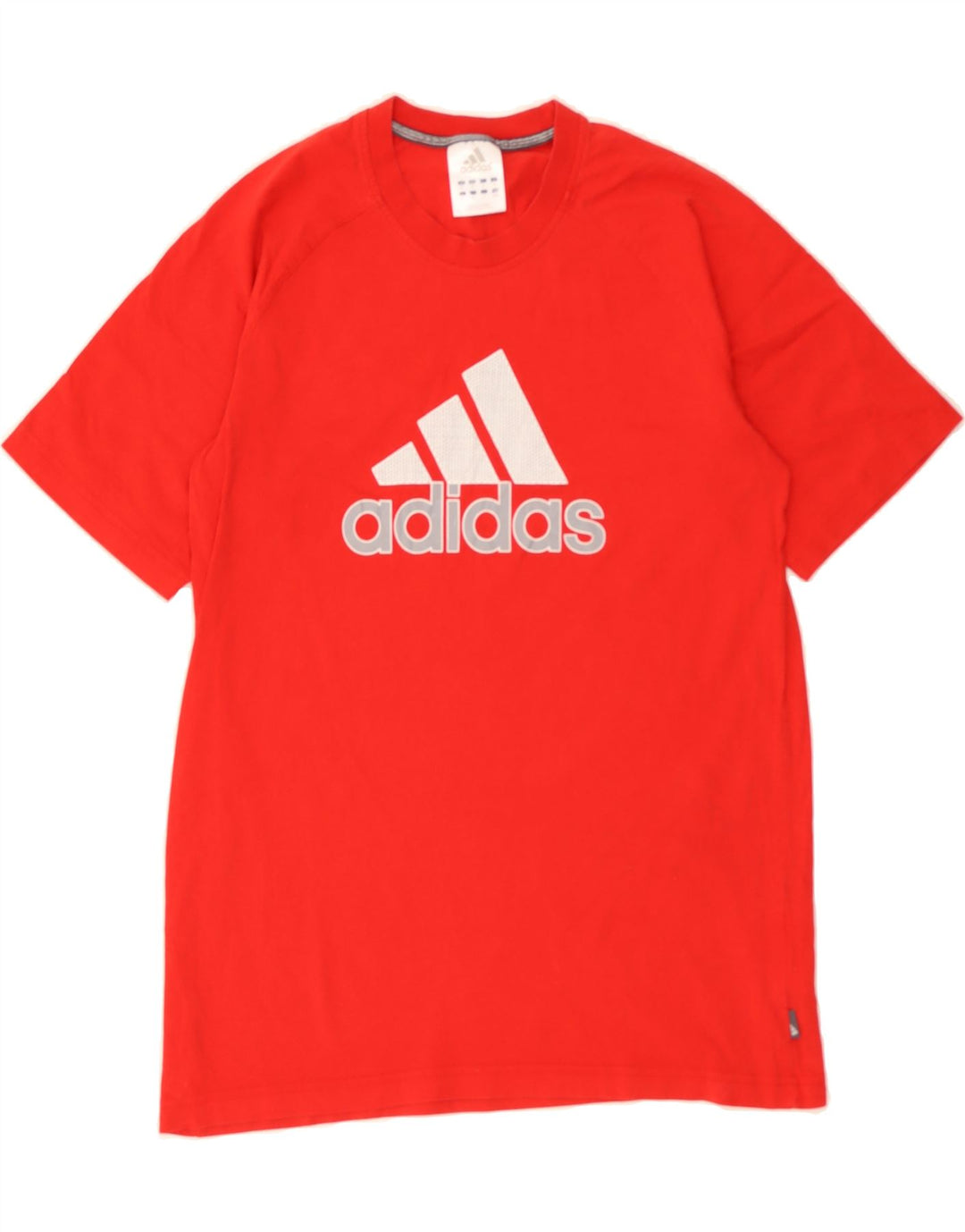 ADIDAS Mens Graphic T-Shirt Top Medium Red Cotton Vintage Adidas and Second-Hand Adidas from Messina Hembry 
