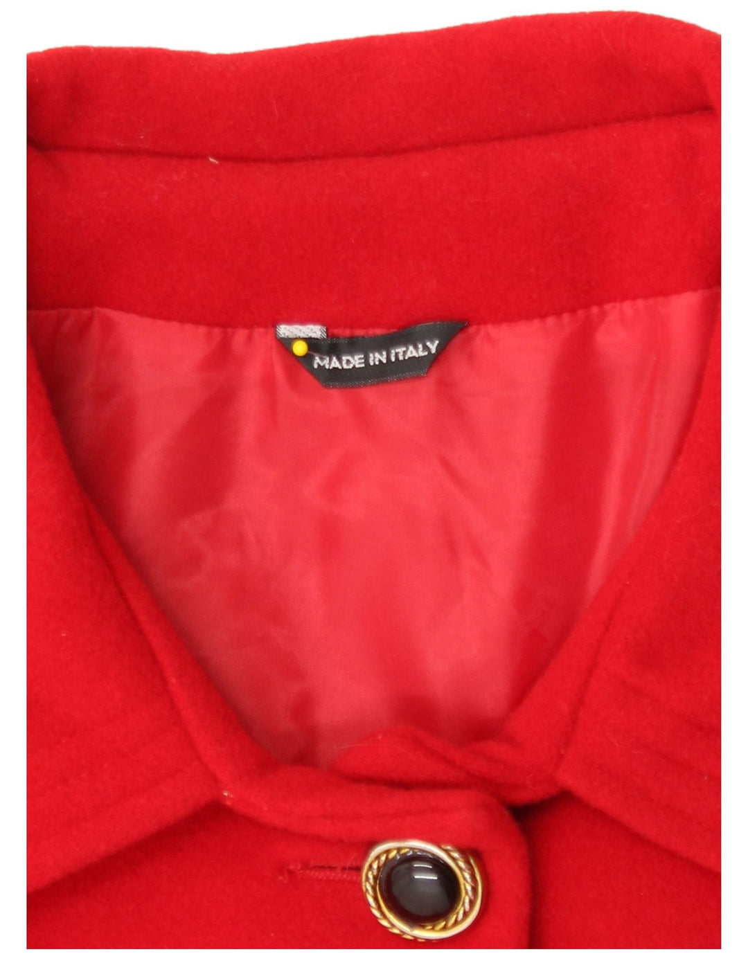Vintage Womens Overcoat UK 16 Large Red