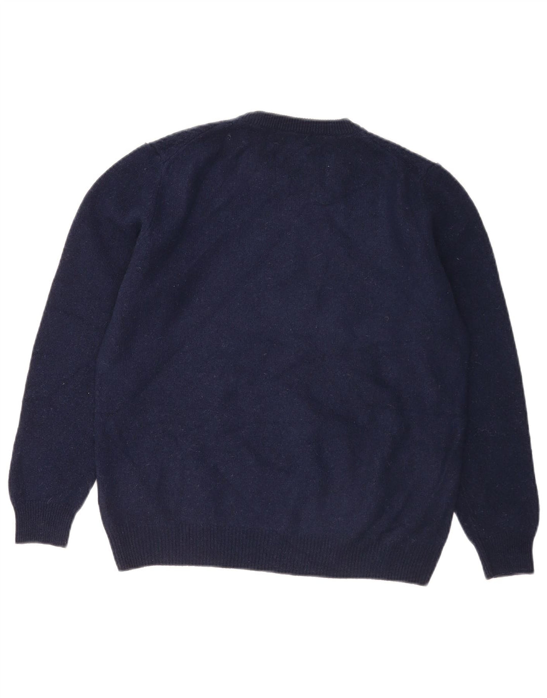 Marks & Spencer Mens Blue Harbour Crew Neck Jumper Sweater Medium Navy