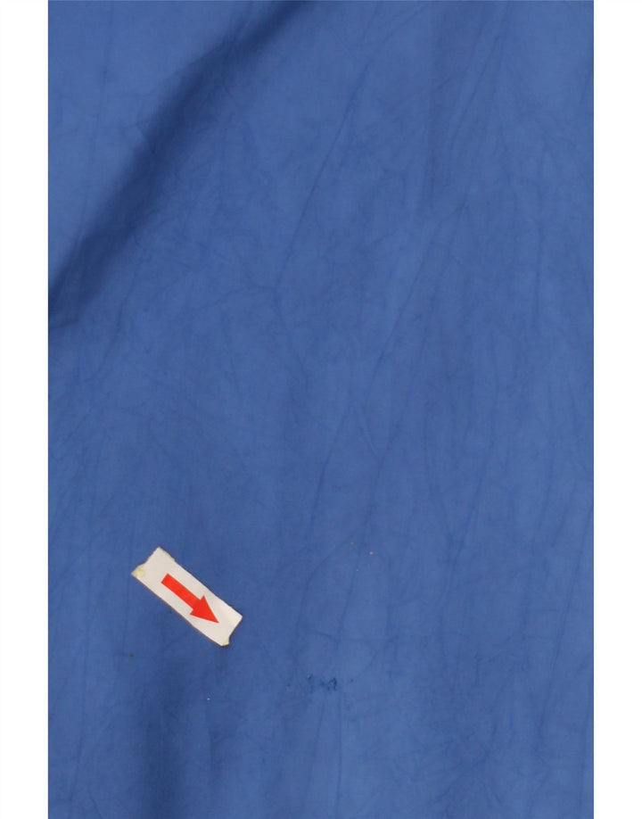 FEVER Mens Anorak Jacket UK 38 Medium Blue Colourblock Polyester