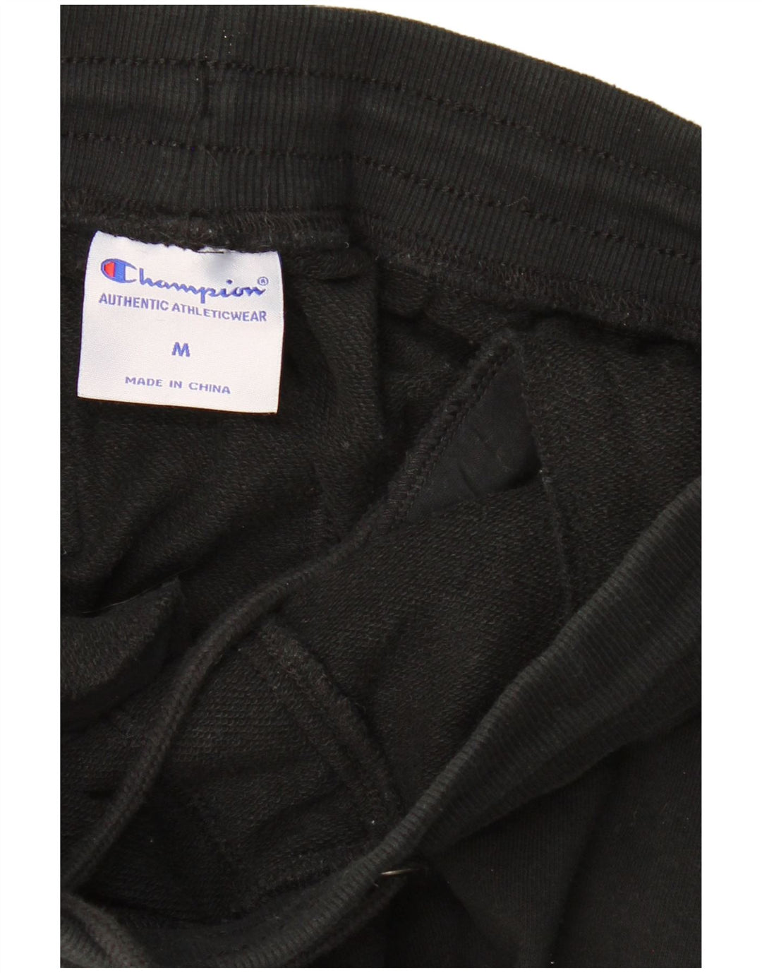 CHAMPION Womens Tracksuit Trousers Joggers UK 12 Medium  Black Cotton