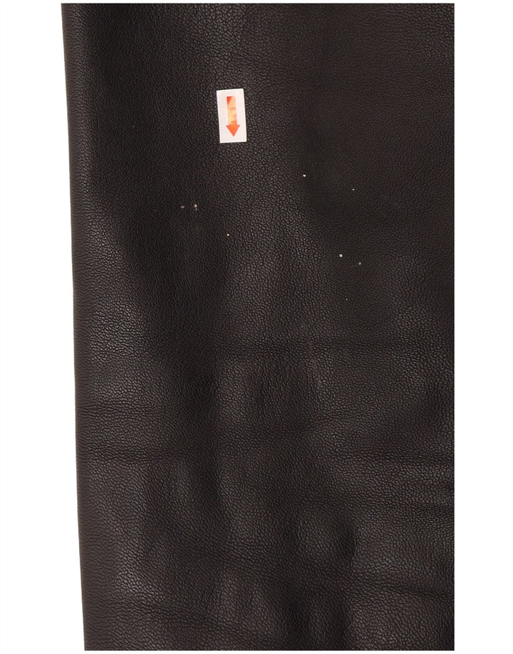 ROUTE 66 Mens Leather Jacket UK 40 Large Black Leather