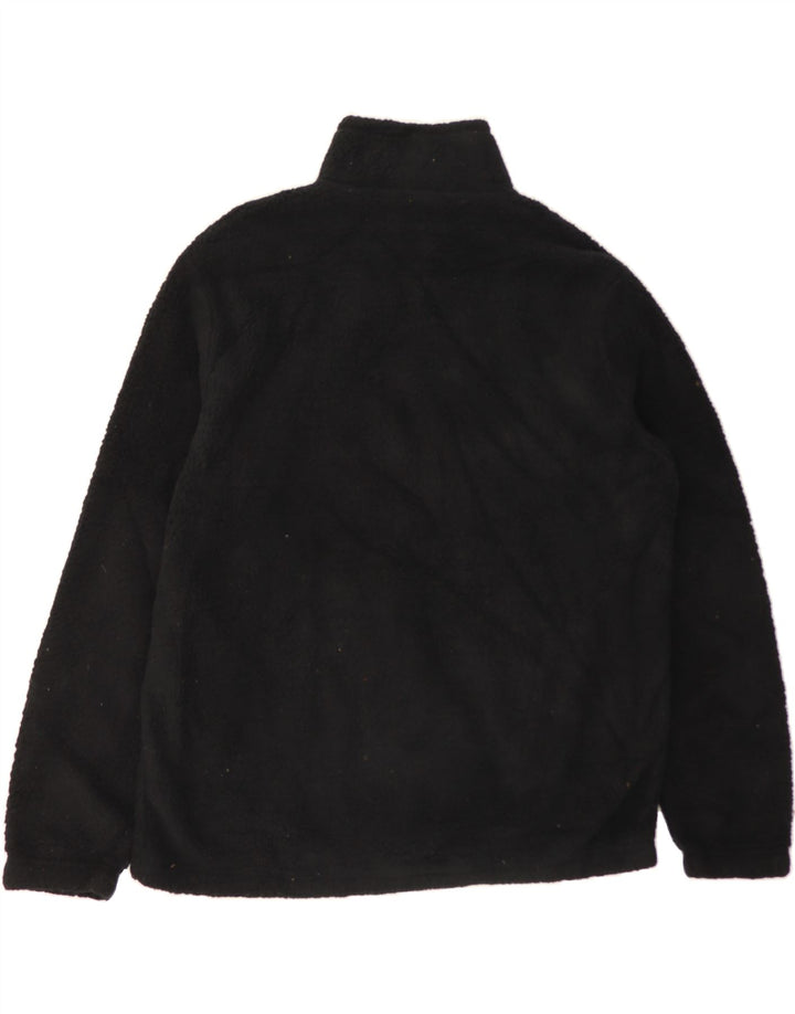 FILA Womens Fleece Jacket UK 20 2XL Black Polyester Vintage Fila and Second-Hand Fila from Messina Hembry 