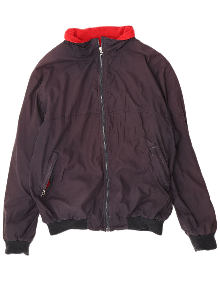 Musto Mens Bomber Jacket UK 42 XL Navy Blue Polyester