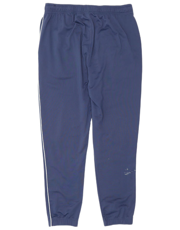 Nike Mens Tracksuit Trousers Joggers Large Navy Blue Polyester