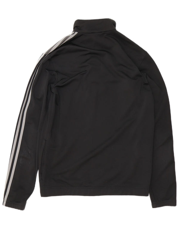 Adidas Mens Tracksuit Top Jacket UK 40/42 Medium Black Colourblock