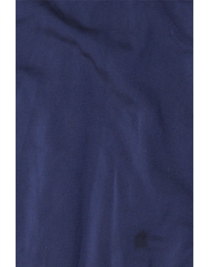 ADIDAS Mens Tracksuit Top Jacket UK 40/42 Medium Navy Blue Colourblock