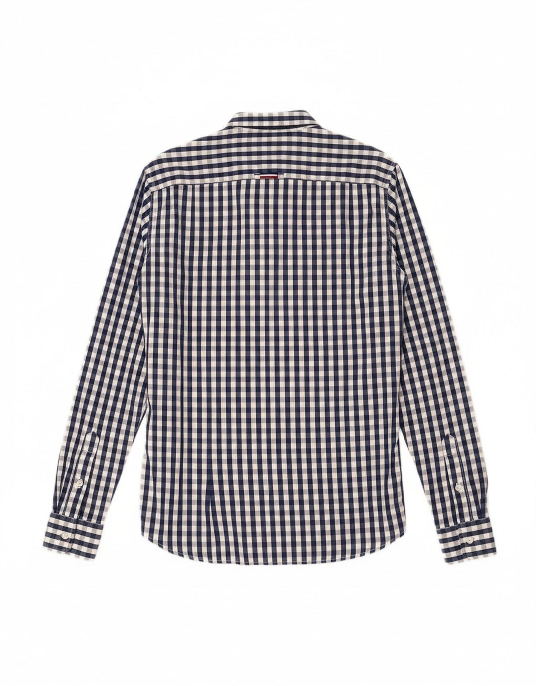 SUPERDRY Mens Shirt Small Navy Blue Check Cotton