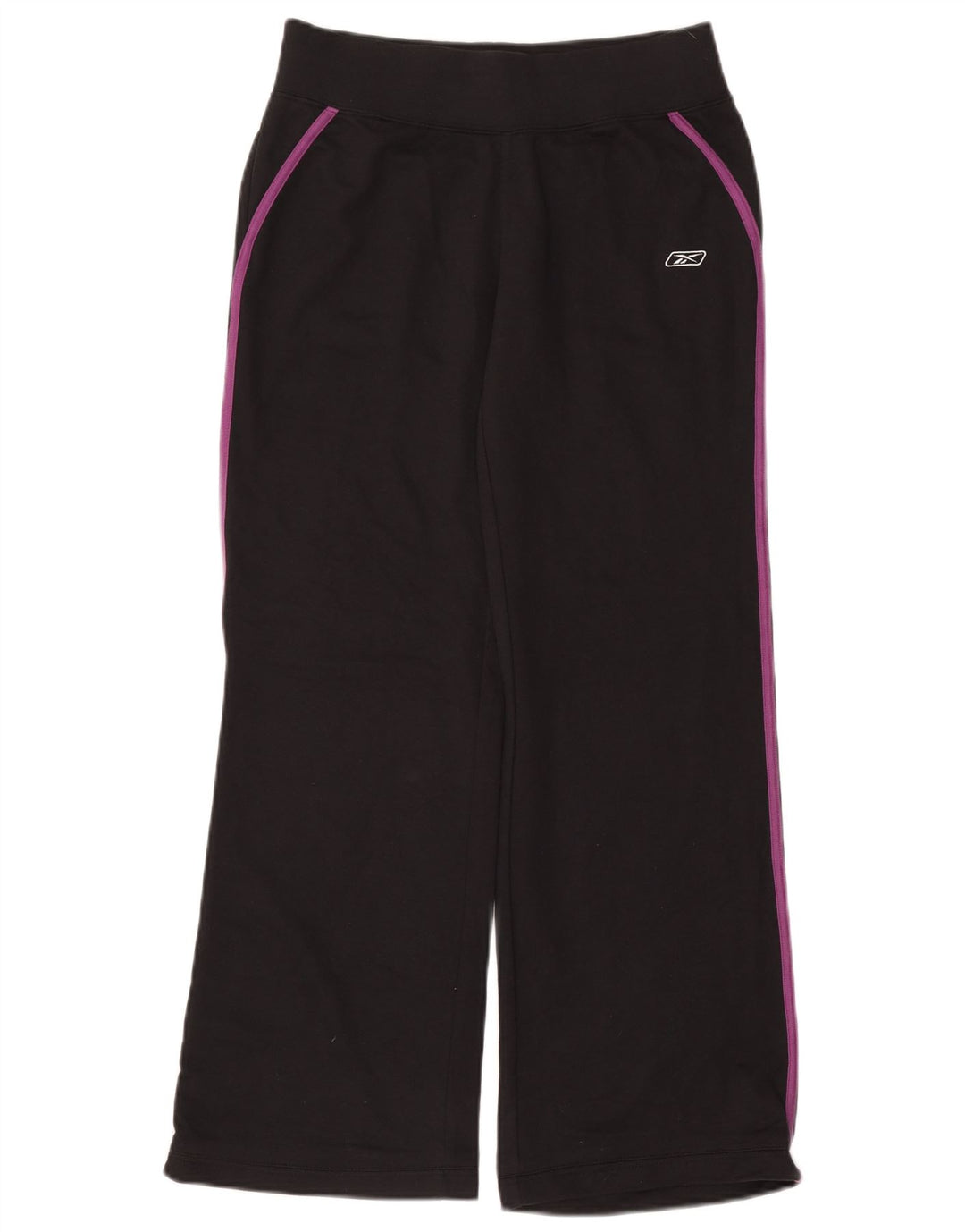 Reebok Womens Tracksuit Trousers UK 10 Small Black Cotton