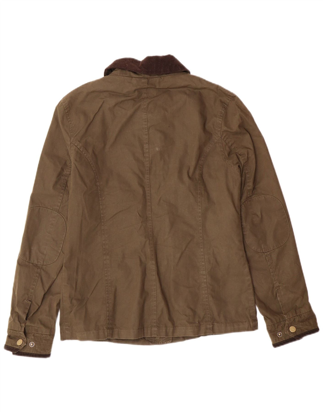 JACK WILLS Womens Utility Jacket UK 8 Small  Khaki Cotton