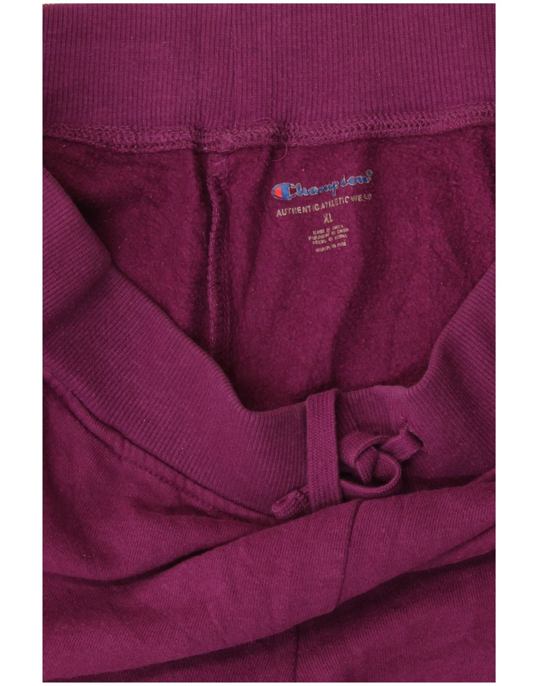 CHAMPION Womens Graphic Tracksuit Trousers Joggers UK 18 XL  Purple Cotton