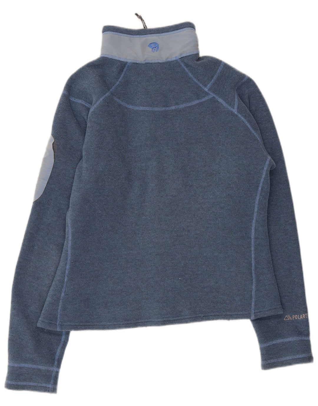 MOUNTAIN HARDWEAR Womens Polartec Tracksuit Top Jacket UK 14 Medium Blue