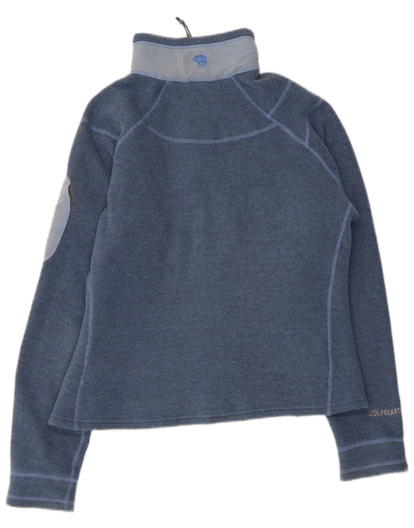 MOUNTAIN HARDWEAR Womens Polartec Tracksuit Top Jacket UK 14 Medium Blue