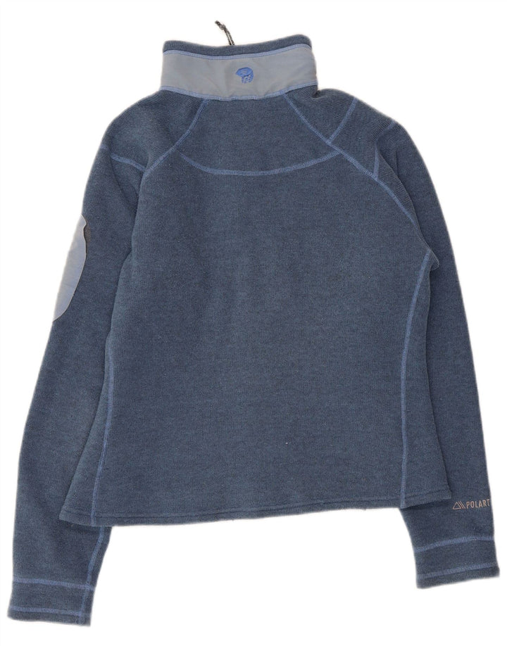 MOUNTAIN HARDWEAR Womens Polartec Tracksuit Top Jacket UK 14 Medium Blue