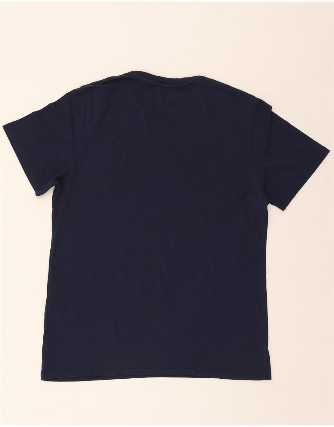 LEVI'S Mens Graphic T-Shirt Top Medium Navy Blue Cotton Vintage Levi's and Second-Hand Levi's from Messina Hembry 