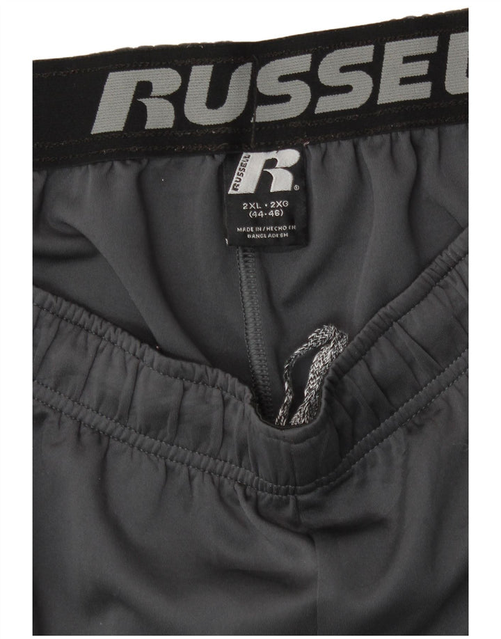 Russell Athletic Mens Tracksuit Trousers 2XL  Grey Polyester