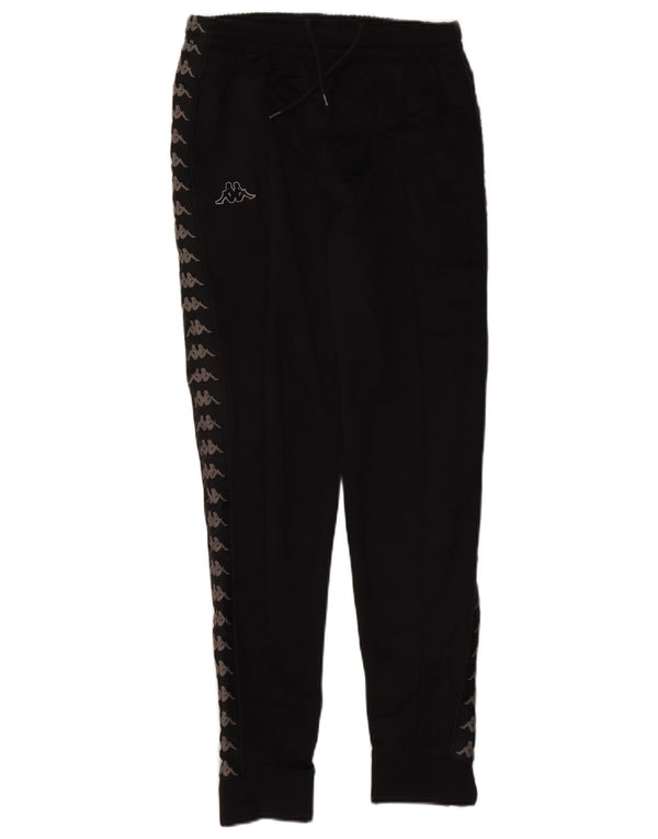 Kappa Mens Graphic Tracksuit Trousers Joggers Large Black
