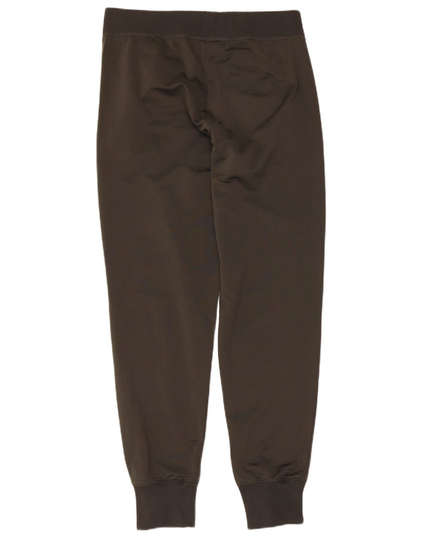 CONVERSE Womens Graphic Tracksuit Trousers Joggers UK 14 Medium  Grey