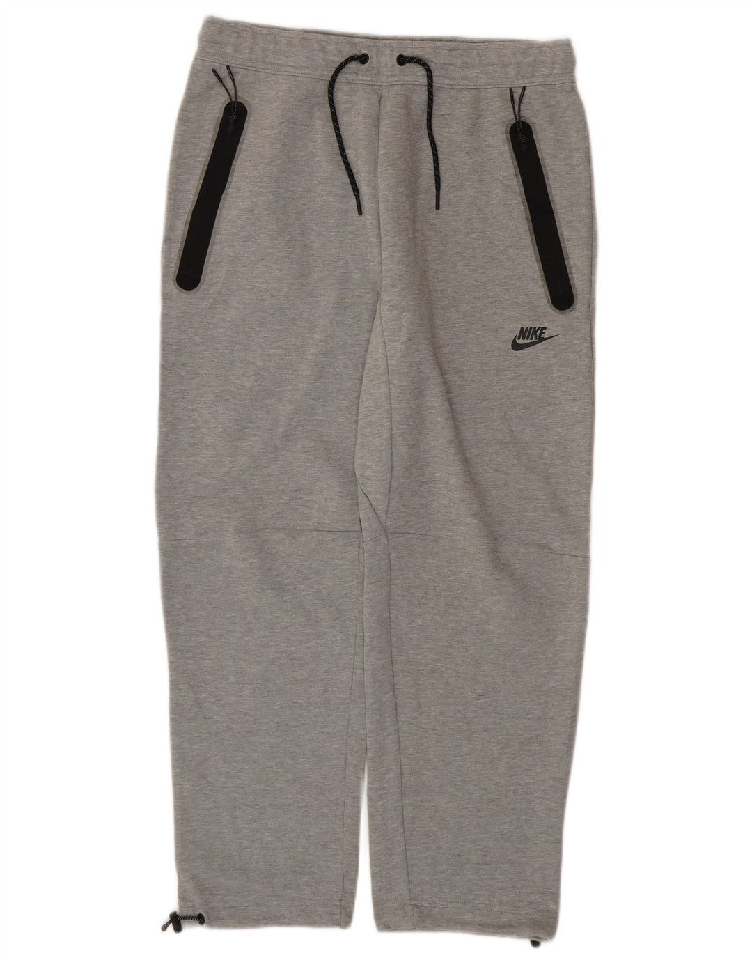 NIKE Mens Tracksuit Trousers Medium  Grey Cotton