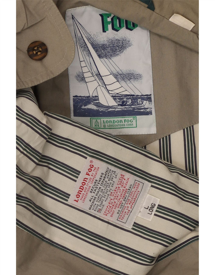 LONDON FOG Mens Loose Fit Bomber Jacket UK 40 Large Green