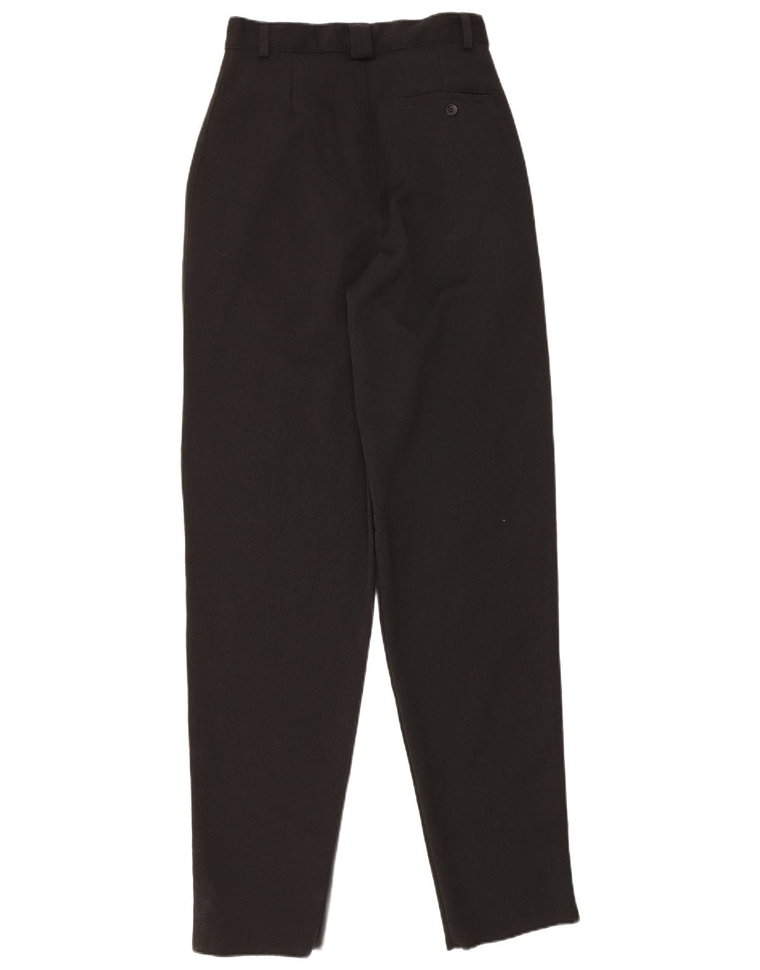 Vintage Womens Pegged Suit Trousers IT 44 Medium W26 L35 Black Polyester
