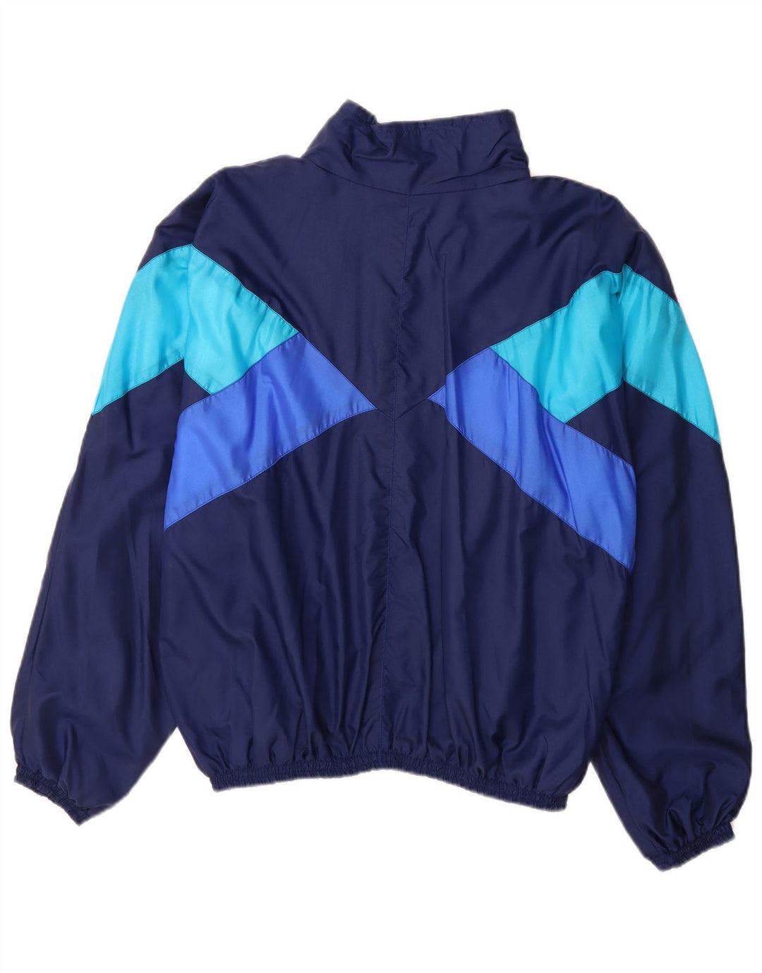 PUMA Mens Tracksuit Top Jacket 2XL Navy Blue Colourblock Cotton