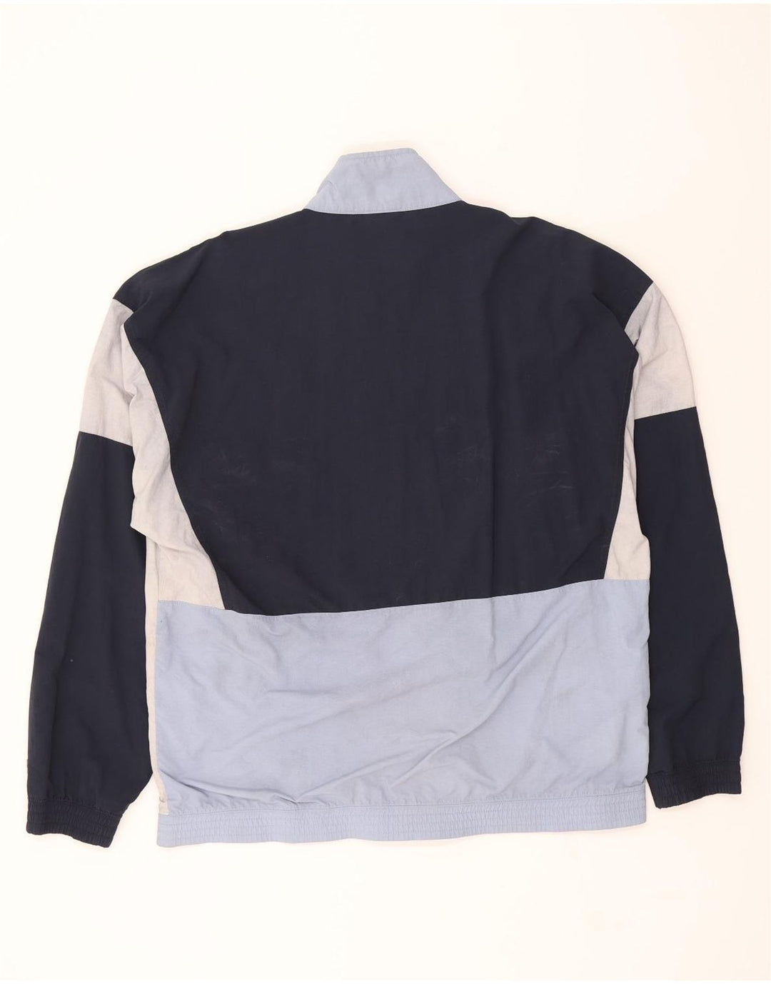 CHAMPION Mens Tracksuit Top Jacket XL Blue Colourblock Polyester Vintage Champion and Second-Hand Champion from Messina Hembry 