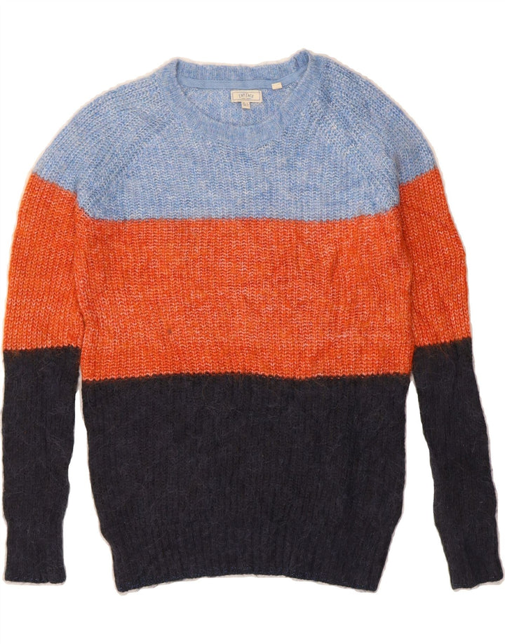 FAT FACE Womens Crew Neck Jumper Sweater UK 8 Small Multicoloured Vintage Fat Face and Second-Hand Fat Face from Messina Hembry 