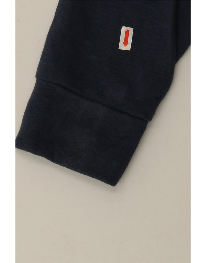 ADIDAS Mens Graphic Sweatshirt Jumper Small Blue Cotton Vintage Adidas and Second-Hand Adidas from Messina Hembry 