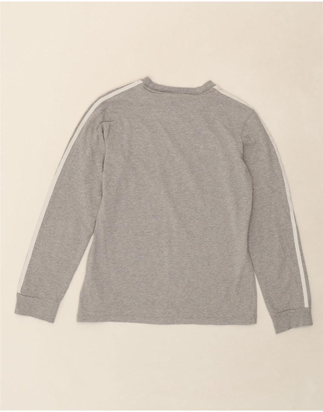 ADIDAS Womens Top Long Sleeve UK 8 Small Grey Cotton Vintage Adidas and Second-Hand Adidas from Messina Hembry 