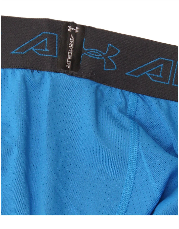 Under Armour Mens Graphic Capri Leggings XS  Blue Colourblock