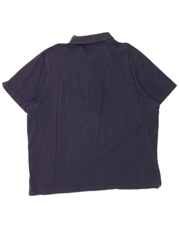 LACOSTE Mens Polo Shirt Size 8 3XL Navy Blue Cotton