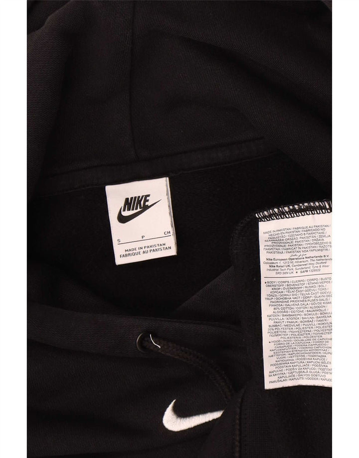 Nike Mens Oversized Hoodie Jumper Small Black Cotton