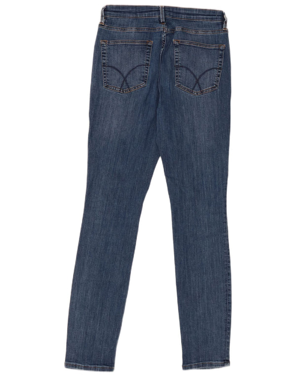 Crew Clothing Womens Skinny Jeans UK 12 Medium W30 L29 Blue Cotton