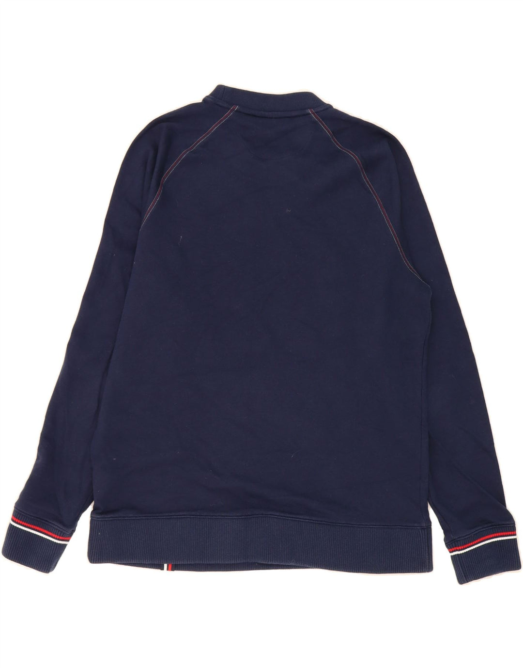 FILA Mens Graphic Sweatshirt Jumper Large Navy Blue Cotton Vintage Fila and Second-Hand Fila from Messina Hembry 