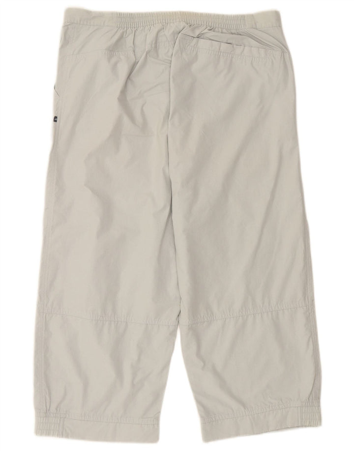 ADIDAS Mens Graphic Capri Tracksuit Trousers Medium  Grey Polyester