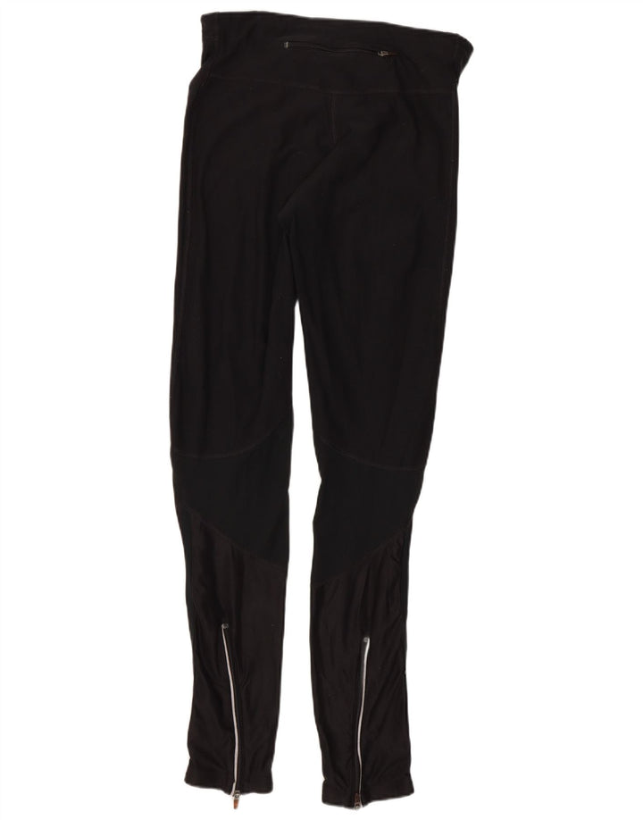 Nike Womens Dri Fit Leggings UK 12 Medium Black Polyester