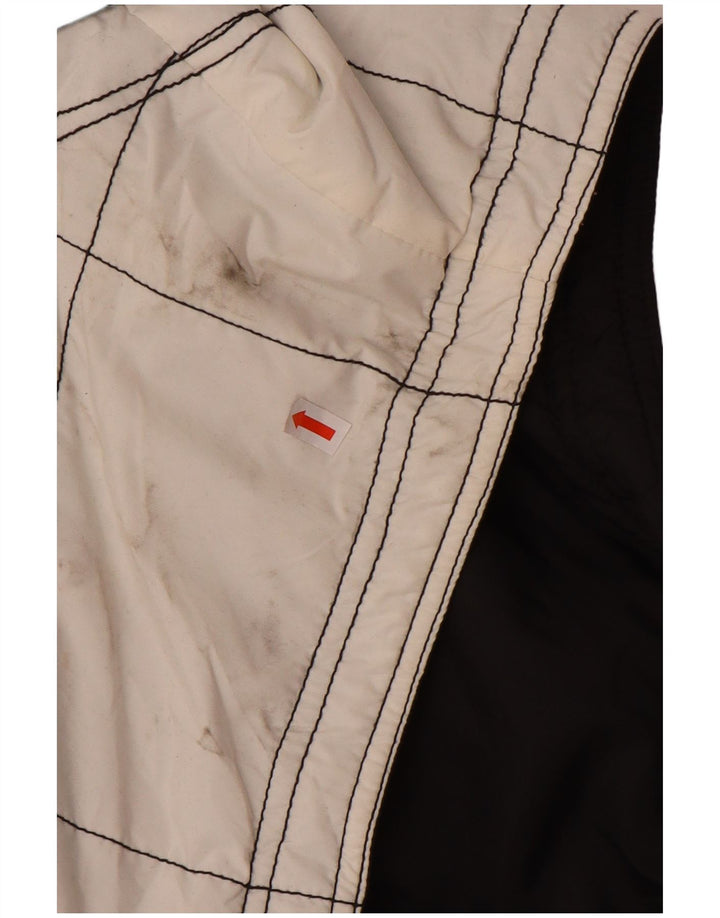 KILLTEC Mens Loose Fit Padded Gilet UK 40 Large White Colourblock