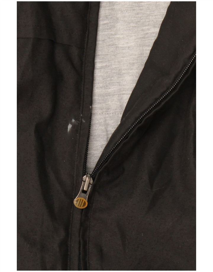 ADIDAS Mens Graphic Bomber Jacket UK 38 Medium Black Polyamide