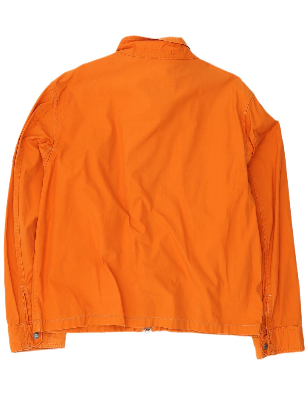Timberland Mens Bomber Jacket UK 40 Large Orange Cotton