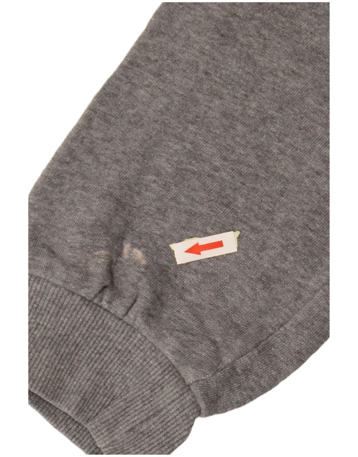 BENETTON Boys Tracksuit Trousers Joggers 13-14 Years 3XL Grey Cotton