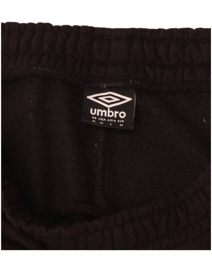 UMBRO Mens Sport Shorts Medium  Black Cotton