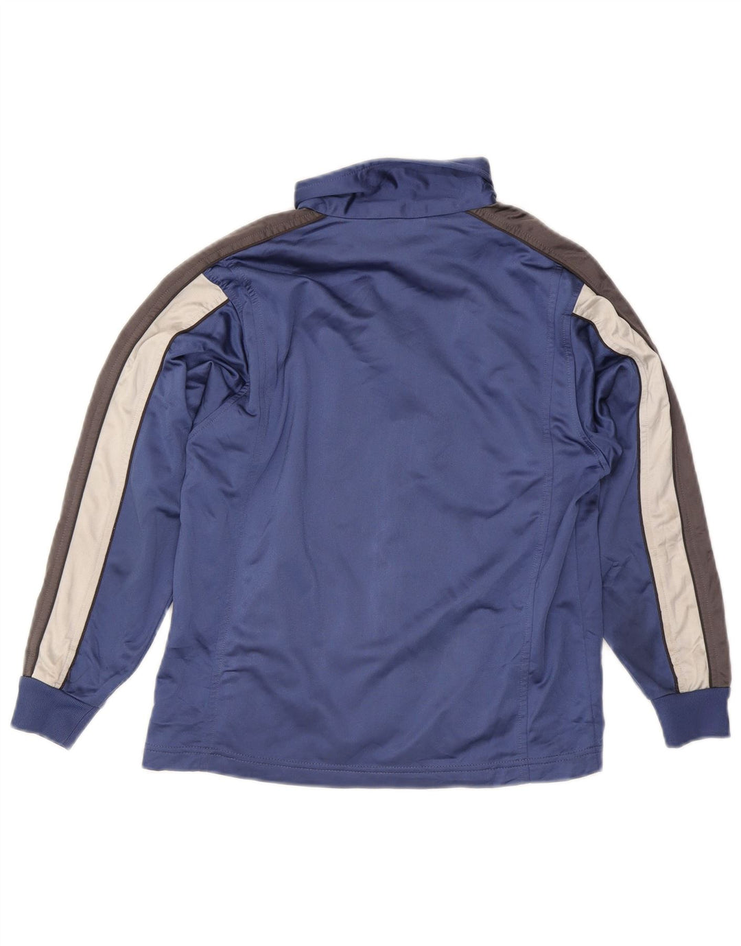 Kappa Boys Tracksuit Top Jacket 9-10 Years Large Blue Colourblock Polyester