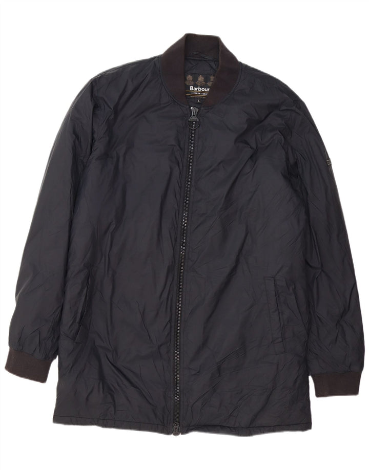 Barbour Mens Windbreaker Coat UK 40 Large Navy Blue